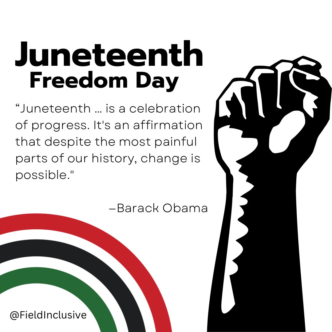 Black Americans have a complex relationship with nature & are still a target of discrimination in outdoor spaces. We strive to create a safe, equitable space for Black field professionals. Check out our Resources for risk mitigation strategies. Happy #Juneteenth! ✊🏿✊🏾✊🏽