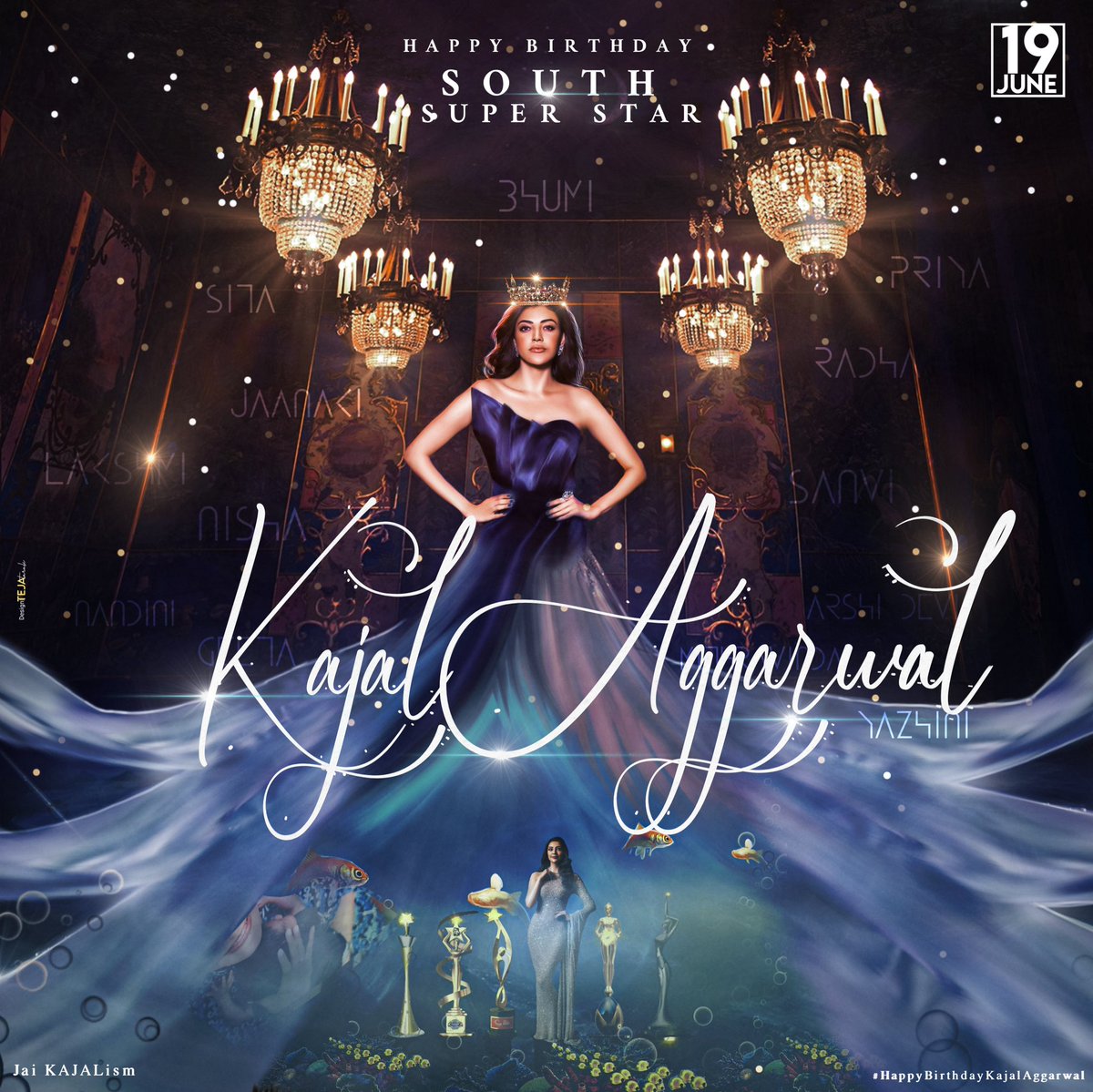 KajalEdits's tweet photo. #HappyBirthdayKajal @MsKajalAggarwal
#KajalAggarwal #Satyabhama https://t.co/Cn5daEfm2b
