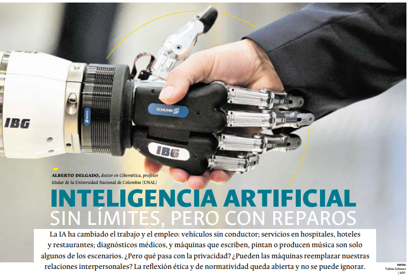 PrensaUNAL's tweet photo. #ComunidadUNAL | "Luces y sombras de la inteligencia artificial", es la nueva edición impresa de #PeriódicoUNAL , que regresa después de dos años.
Entérate de estas investigaciones científicas aquí: 👉https://t.co/T0oGa2lD0x
#InteligenciaArtificial | #SomosUNAL https://t.co/Z28PTWVoi8