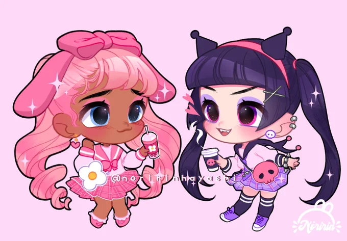  My Melody & Kuromi 