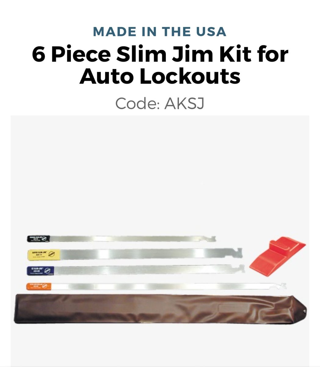 lockpickshop1's tweet image. lockpickshop.com/AKSJ.html
#lockpickshop #locksmithtools #lockpicks #lockouts #lockoutservice #towtruck #towtruckservice #police