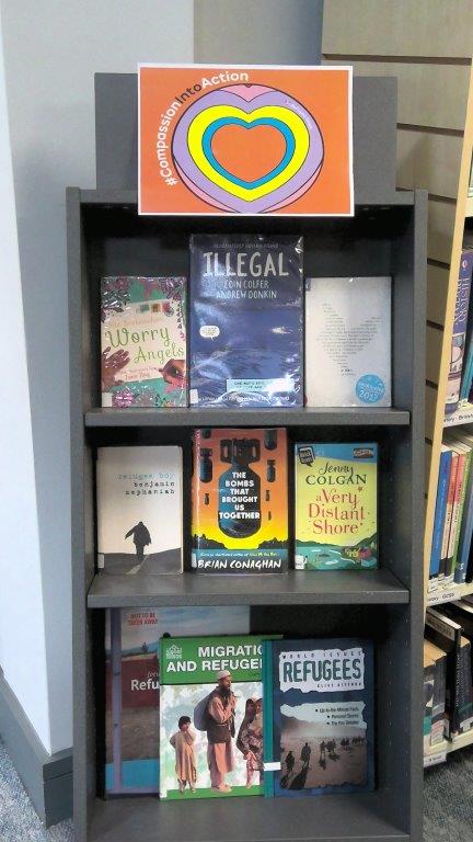 lvslrc's tweet photo. 🧡 We are putting our #CompassionIntoAction this #RefugeeWeek by showcasing some of our books to read about #refugees #AsylumSeekers and #displacement Come and borrow one from the LRC @lvslrc or reserve one on https://t.co/TZuvH0fOcV 🧡#SimpleActs https://t.co/KIkhjZ4ql0