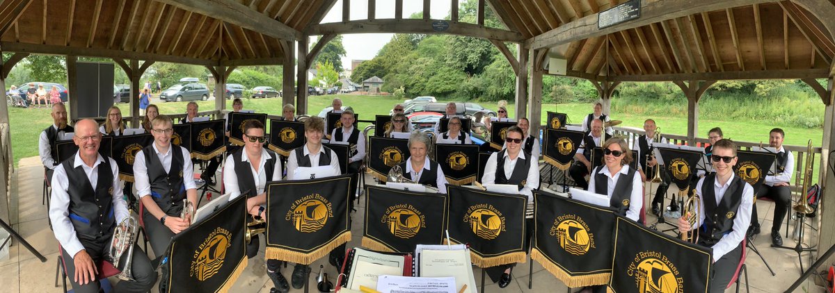 A great afternoon yesterday at #RossOnWye for #BandsInThePark.  A very enthusiastic audience, and the rain held off!  Thanks to all who came and supported.