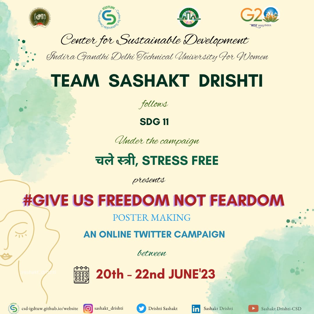 Centre for Sustainable Development, IGDTUW tweet media