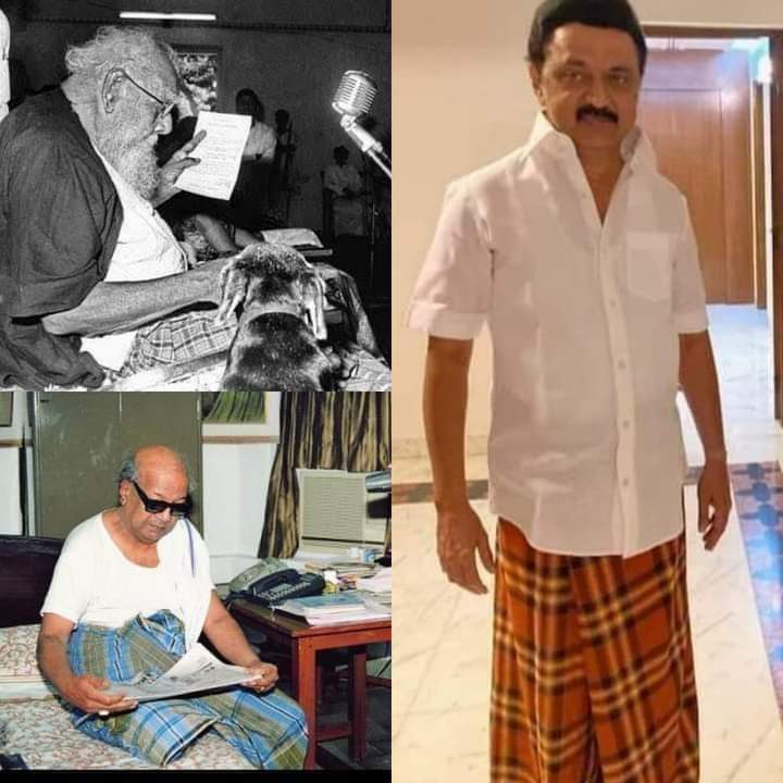 Lungi Boys of the Dravidian Movement..🤩