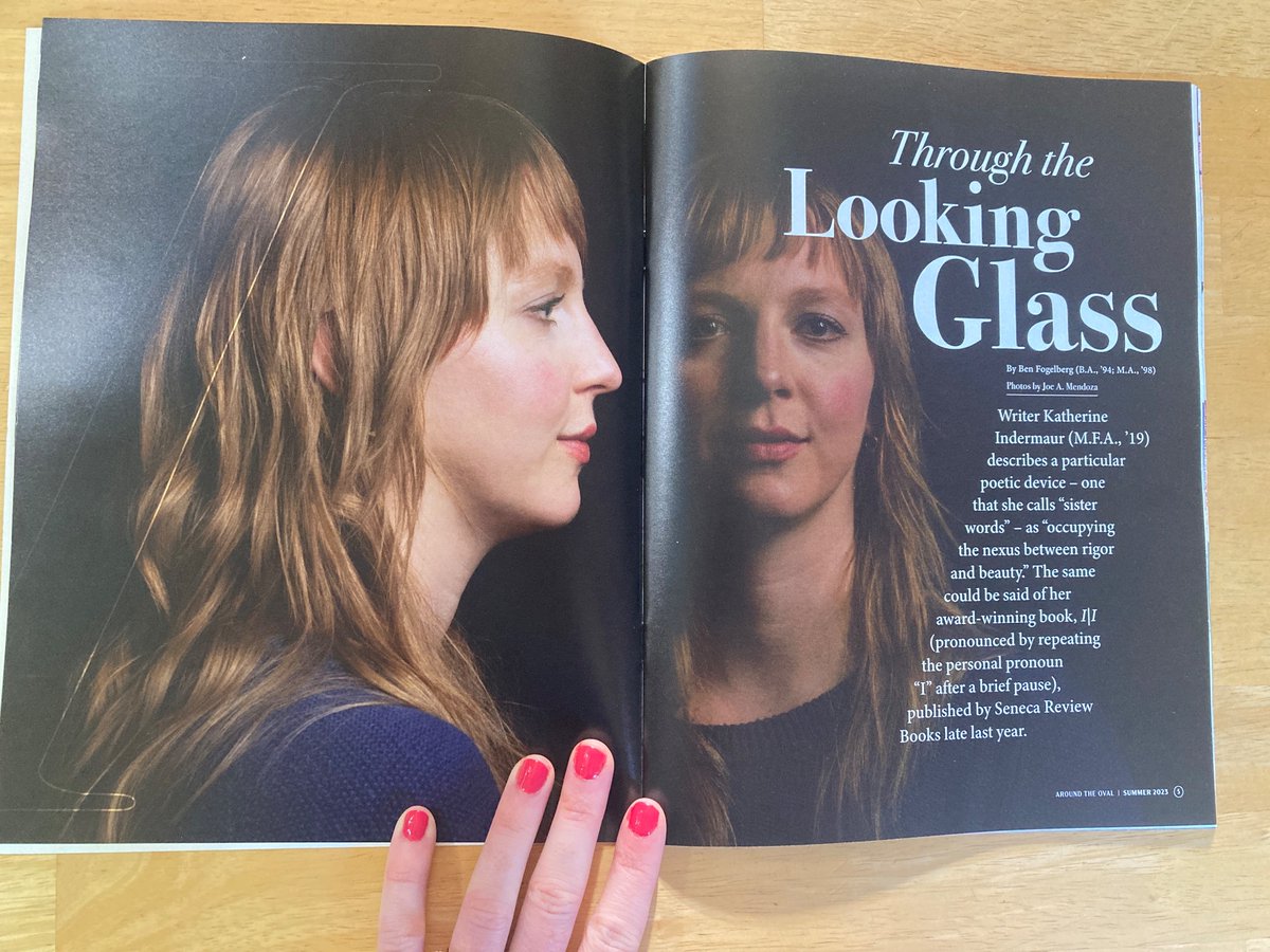 FLOORED by this beautiful feature on my book in the latest <a href="/CSUAlumni/">CSU Alumni Assoc.</a> Magazine! Immense gratitude to <a href="/BenFogelberg/">Ben Fogelberg</a> and photographer Joe Mendoza for their great work. If you’re a Colorado State alum, you can get a copy here: alumni.colostate.edu/publications/

@ReviewSeneca <a href="/english_csu/">CSU English</a>