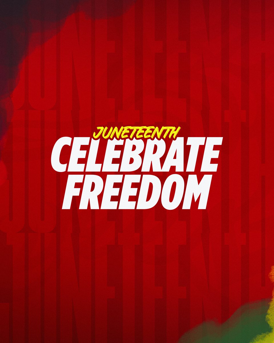 Today we celebrate freedom.
Happy #Juneteenth!