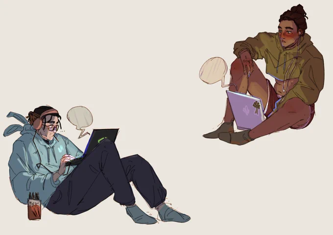 Long distance friends I drew while at the airport