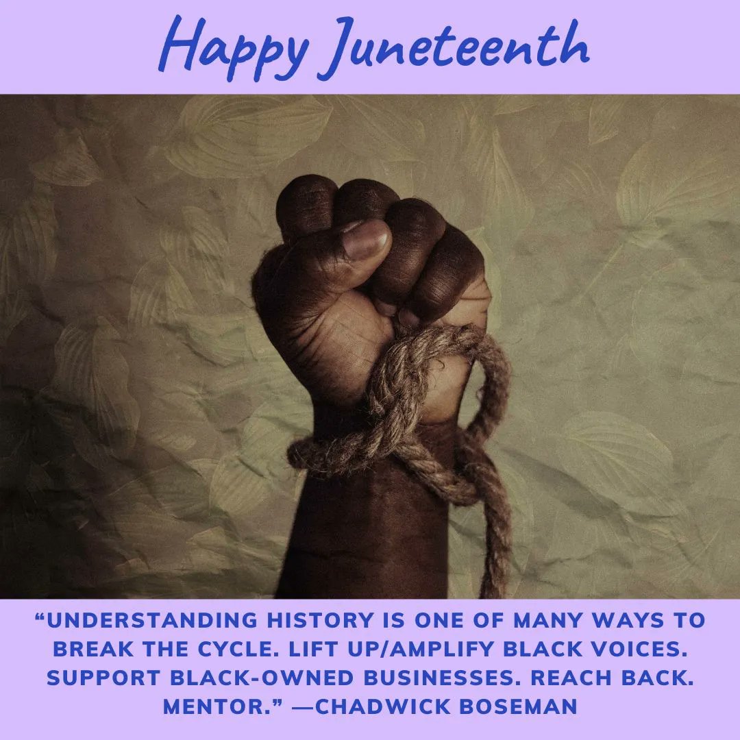 UPOA celebrates #Juneteenth and remembers the words of Chadwick Boseman. https://t.co/PhibTKjIMN