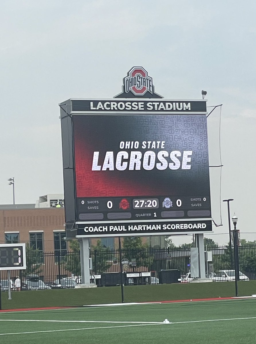 Watching some great HS Teams today at THE Buckeye Battle! <a href="/OhioStateMLAX/">Ohio State Men's Lacrosse</a>
