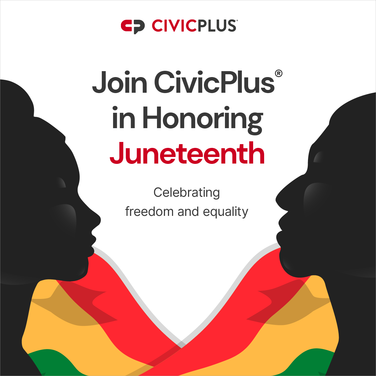 CivicPlus's tweet photo. On this Juneteenth, we honor the resilience and triumph of a community that fought for freedom. Let's amplify Black voices, embrace diversity, promote understanding, and continue the march towards a more just and inclusive society. 

#Juneteenth #Culture #DEIB https://t.co/ZE4l6lLDwB