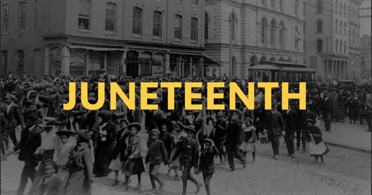 We hope you're spending today's holiday with loved ones! #Juneteenth
