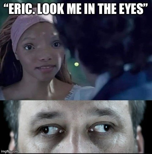 NotMyMermaid's tweet photo. @MichaelGlennan7 @FilmUpdates Eye contac you mean: https://t.co/nc7aMxJ0qX