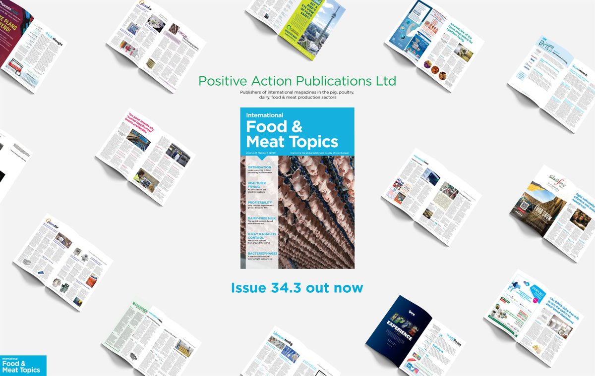 agriinsight's tweet photo. 📘 International Food &amp; Meat Topics 34.3 is out now! 📘  
With articles from:  #TNASolutions , @Tomra, @Mintel, and @ProteonPharma.  The #OptionsFor looks at #X-RAY &amp; #QUALITY #CONTROL. https://t.co/xsz7uwcL0p