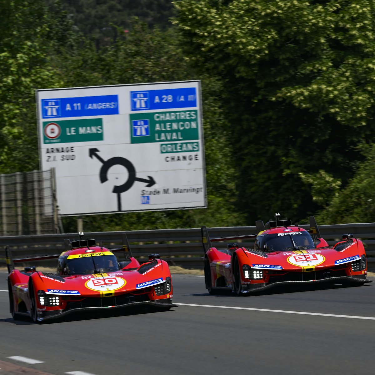 Rollin’ into the week like… 😎

#FerrariHypercar #WEC #LeMans24 #LeMansCentenary