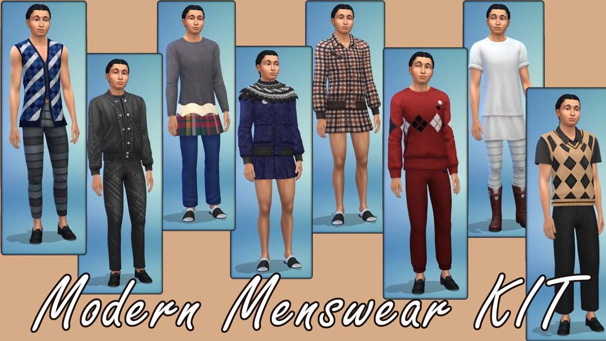 KerryPlays's tweet photo. Did you take a look what's inside The Sims 4 Modern Menswear kit yet? I just did a video on it.
Don't worry I got you covered: https://t.co/cxFROT5Qpf
#sims4 #sims4kit #sims4modernmenswearkit #whatsinside #loobook #youtube https://t.co/Z6xntI5Mkh