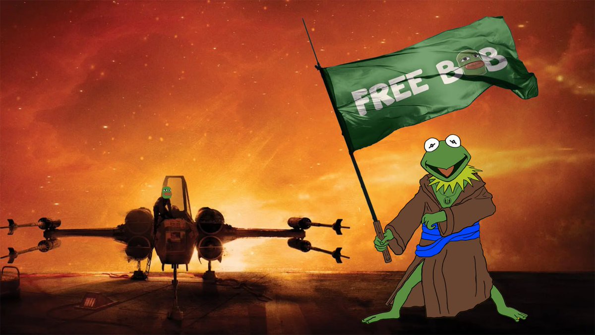 JEDICoinMaster's tweet photo. Calling all $JEDI army! Unite and fight alongside @explainthisbob for justice! 
Together, we can overcome any obstacle that stands in our way.
May the force be with us!
#FREEBOB $BOB https://t.co/CW4zQSKB3Z
