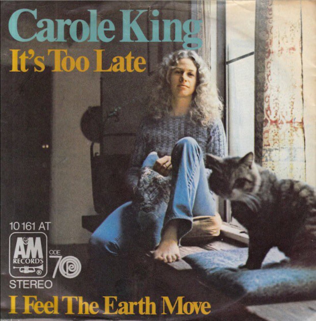 On June 19, 1971, Carole King’s “It’s Too Late” began a five-week run as the number one single in the US. #CaroleKing