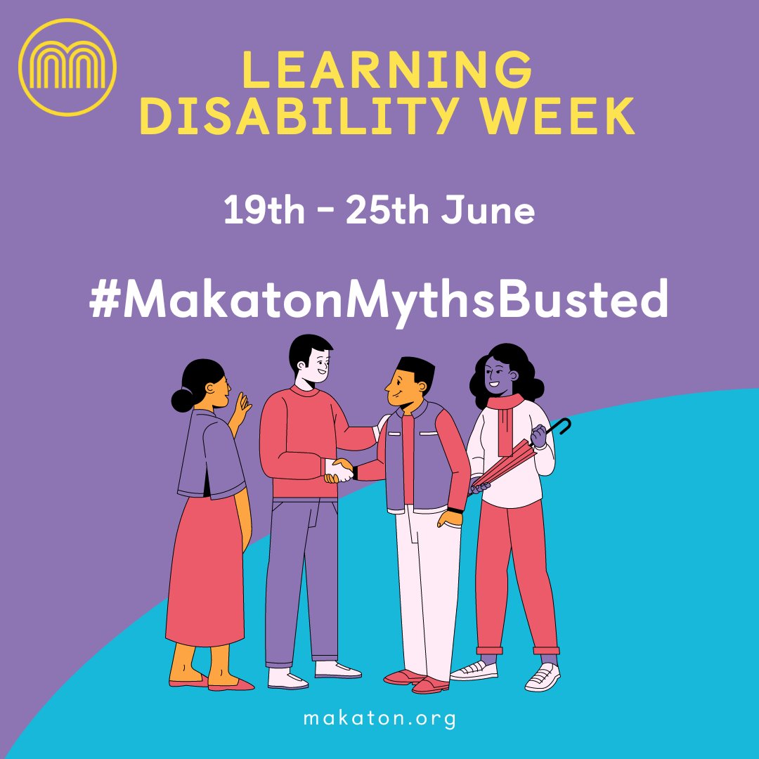 It is Learning Disability Week! This year is all about myth busting so we are here to bust some common Makaton myths! This week we will be busting our top 5 Makaton myths for #LDWeek so make sure you keep an eye on our page each day #MakatonMythsBusted