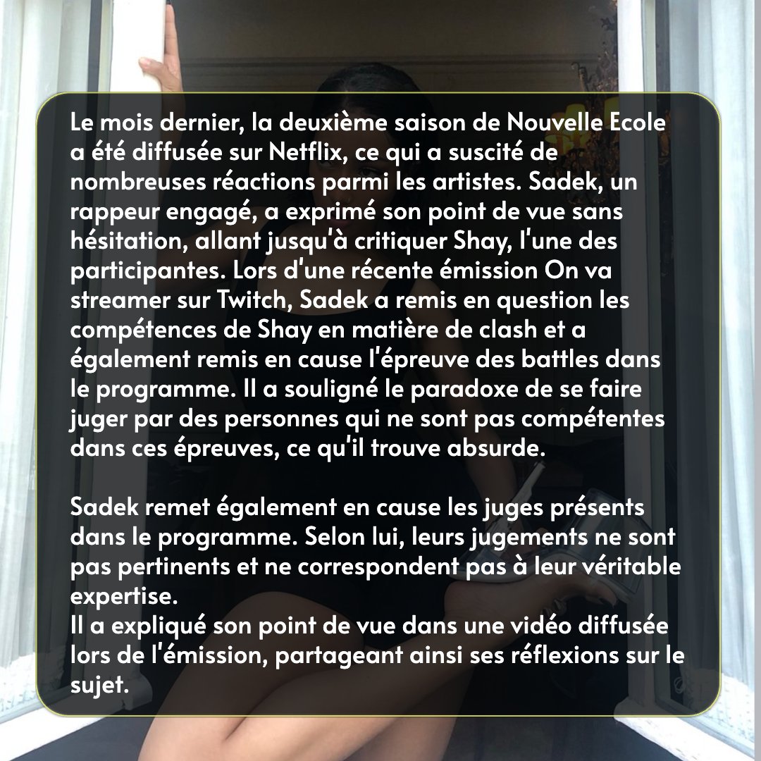Sadek s'attaque à la série Netflix Nouvelle Ecole ! Le débat enflammé sur les épreuves et les juges...

#nouvelleecole2 #sadek #shay #niska #sch #dossdujour