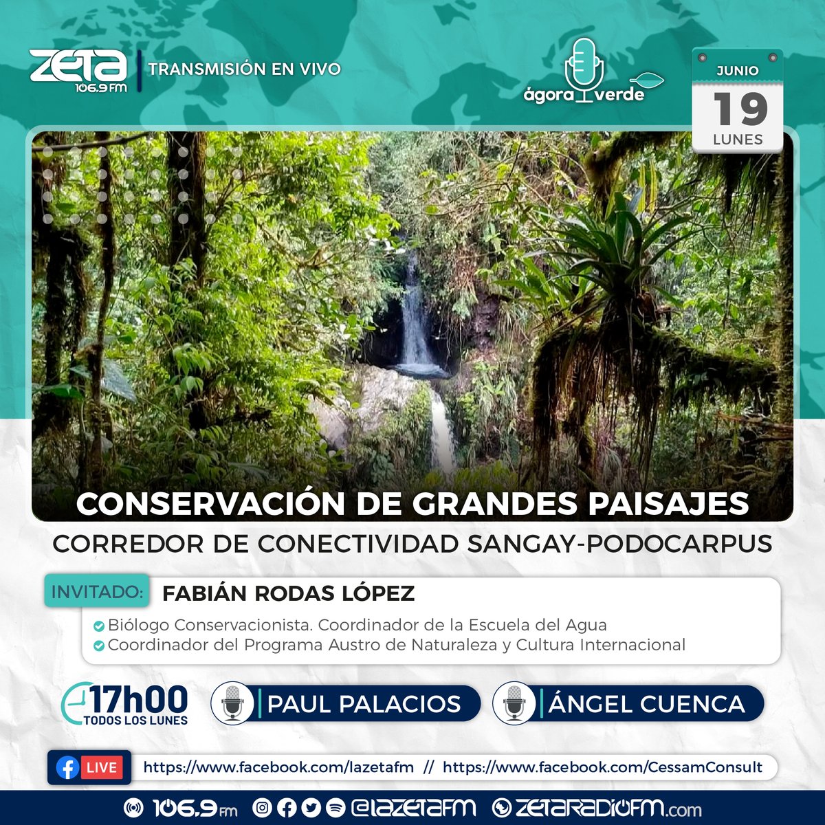 AgoraVerdeEC's tweet photo. Cada día es más evidente que ningún área protegida será capaz de conservar por sí sola a la totalidad de la biodiversidad si adicionalmente no se contemplan esquemas que favorezcan el manejo sustentable de otros territorios fuera. Lo conversamos hoy en #ÁgoraVerdeEC por @lazetafm https://t.co/Lb6fYe9VPn