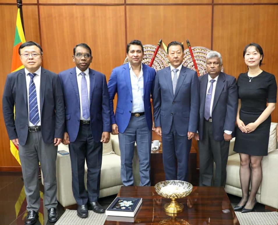 R_A_Ranasinghe's tweet photo. Had a fruitful meeting with Hon. Li Yingchuan, the Deputy Minister of Sports Administration of China. We have agreed to pursue a youth exchange and explore educational, sports, &amp; cultural programs.,i proposed a scholarship system to support the education &amp; training of our youth. https://t.co/nkEuMnQ8mz