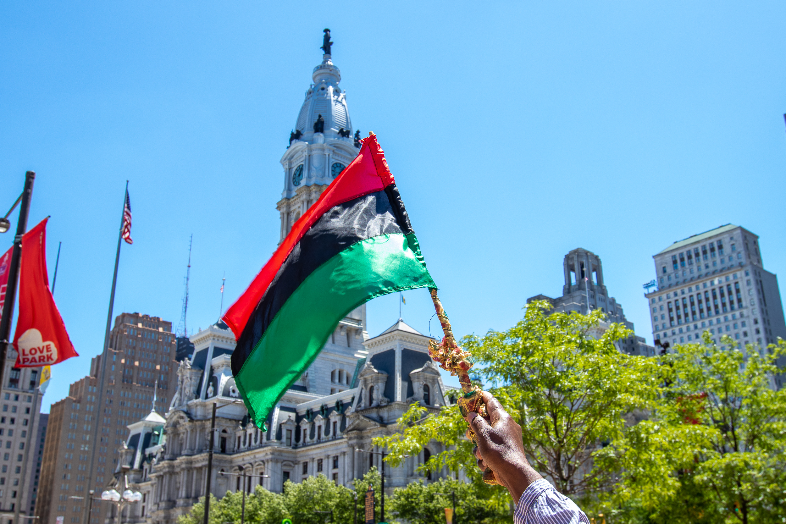 Juneteenth flag raised at St. Louis City Hall