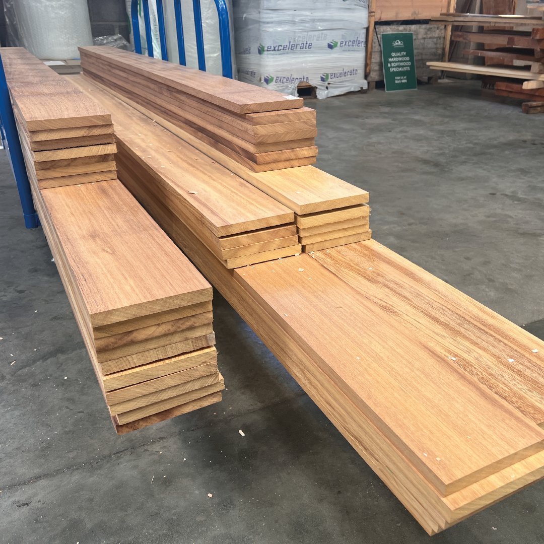 We’ve completed this order of cut to size & planed West African Iroko; our customers will use it to build some outdoor furniture for their restaurant 🤩

#timber #woodworking #diy #iroko #exteriordesign #furniture #outdoorliving #restaurant