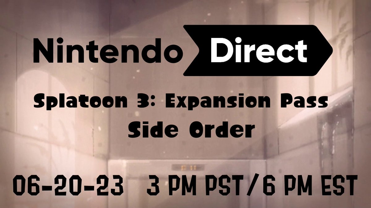 SRL here, coming at you from the Side to Order you to look at this announcement! 

Who's the mysterious Octoling, and why does Inkopolis look so... bleak?

Tune in tomorrow for to find out, in a new trailer follow by an in-depth look at #Splatoon3's large-scale DLC, Side Order!