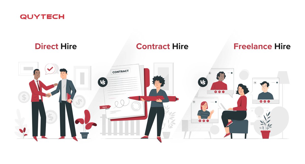 Direct Hire vs. Contract Hire vs. Freelance Hire: Which is Better for Businesses?

bit.ly/3N9yxcO

#directhire #contracthire #ceos #business #startups #enterprise #teambuilding #contracthiring #softwaredeveloper #ctos #remotehiring