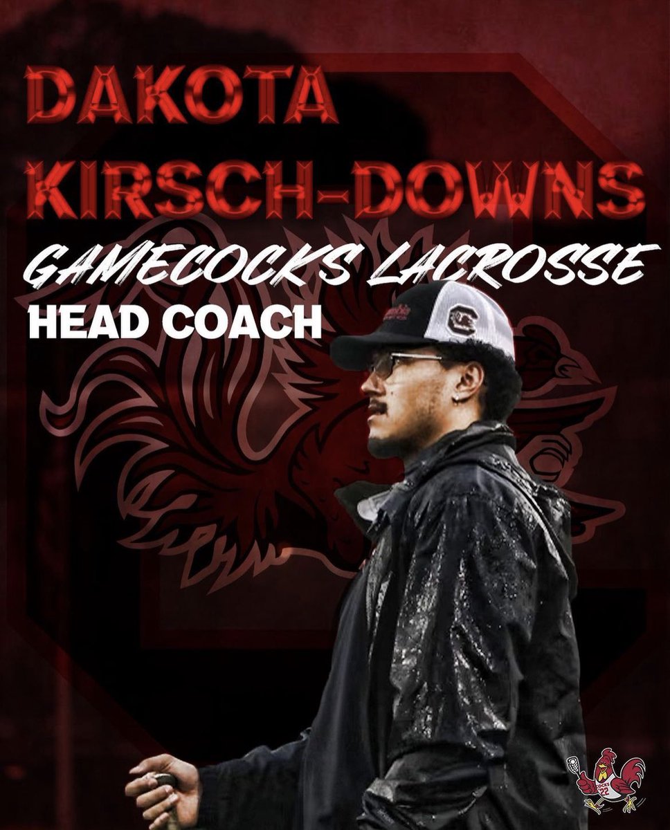 We would like to formally announce and congratulate Dakota Kirsch-Downs on being selected as the next head coach of Gamecocks Lacrosse. We look forward to the future with Coach Dak at the helm.