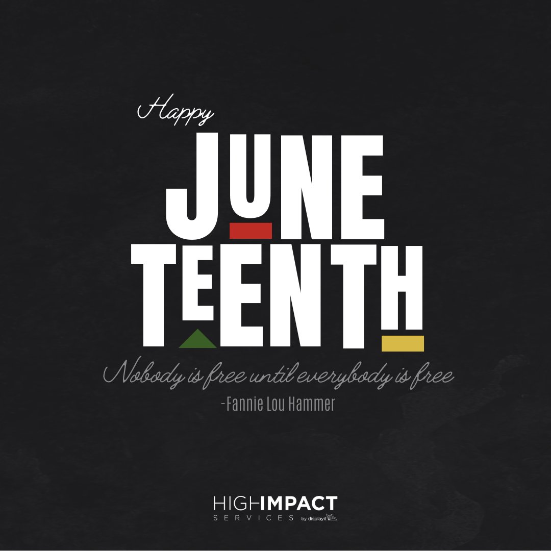 Embracing freedom and celebrating unity. Happy Juneteenth!
