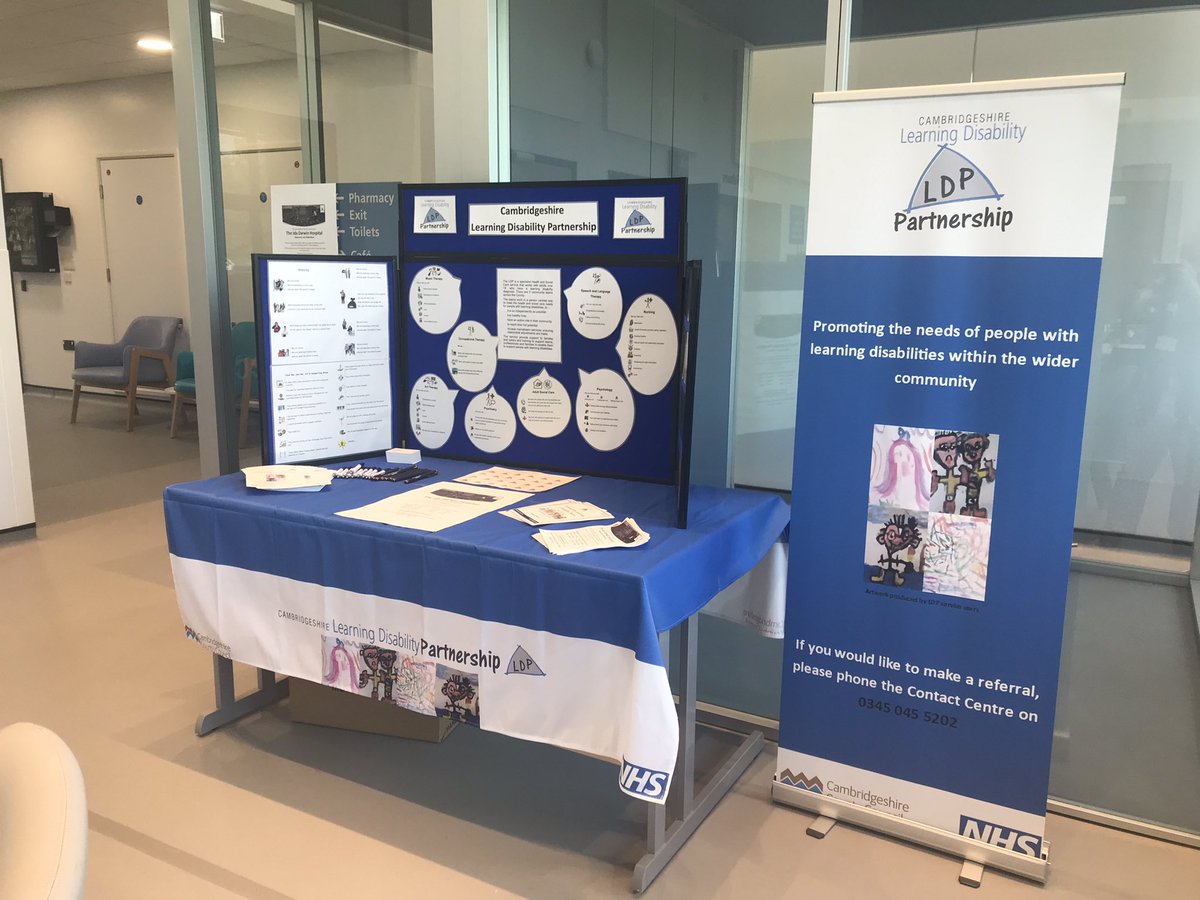 Celebrating Learning Disability Awareness Week with <a href="/CPFT_NHS/">CPFT</a> Resource Centre, Fulbourn today, Peterborough City Hospital Wednesday.  Dispelling the myths.  We would love to see you.