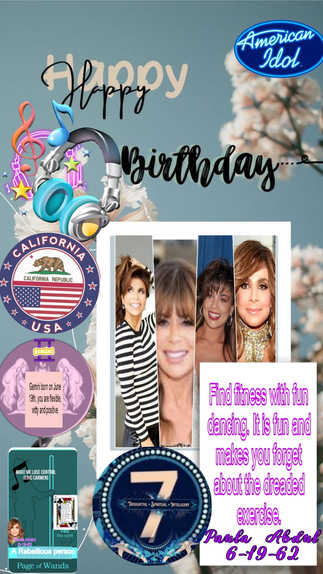 Happy 61st Birthday, Paula Abdul      