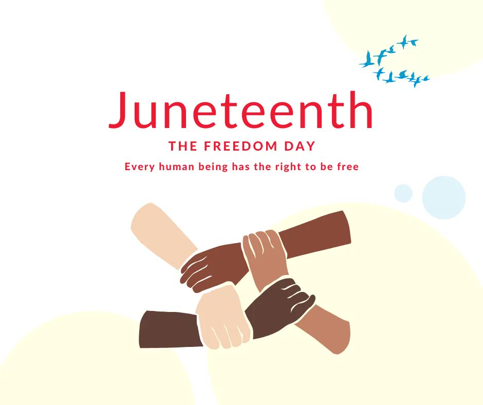 PrizeWheelsRFun's tweet photo. Juneteenth, aka Freedom or Emancipation Day, is a day that commemorates the end of slavery in the US. It marks the day Union General Gordon Granger rode into Galveston, TX, to announce that all slaves were free.
Today, Juneteenth is recognized as the newest federal holiday. https://t.co/ci3C7gqzhM