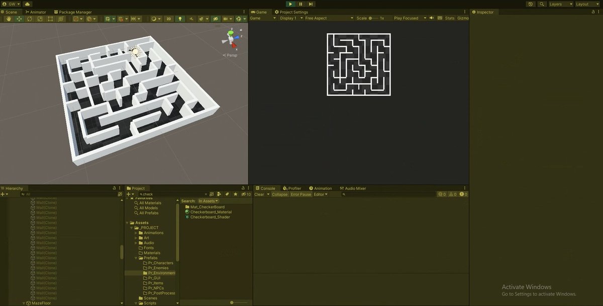 glitchstateint's tweet photo. It has been a while. I'm back Playing with some maze generation for my next game Crown's Labyrinth. Any thoughts?
Don't forget to join my Discord link in the bio.
#unity3d #IndieGameDev #FireSteamStudio #gamedev #modern #minimalist #3D #lowpoly #indiedev https://t.co/0ELlboADpB