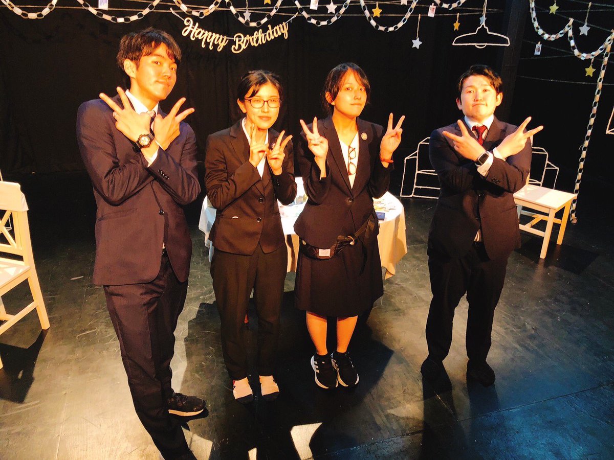 takken_12's tweet photo. 演劇計画プラネットナンバー解散公演
「眠れない夜、ラーメン食べたい」

無事終演しました。
劇団員、役者、スタッフ、お客様、会場...何から何まで恵まれた公演だったと思います。こういうの大団円って言うんでしょうね。関われて光栄の限りです。

ご来場いただきありがとうございました！#プラナン https://t.co/kQ3MUdh0EM