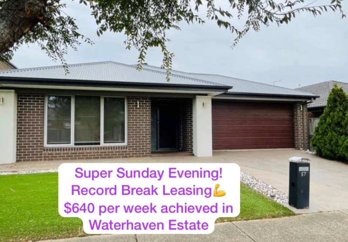 JUST LEASED ON SUNDAY -

First National Real Estate Lakra Just Leased this beautiful home on Sunday in Waterhaven Estate!!
Total Clients Inspections- 12
Applications- 6
Leased @ $640/week to a lovely family.
For similar results and a genuine caring 7 days service, Let us connect.