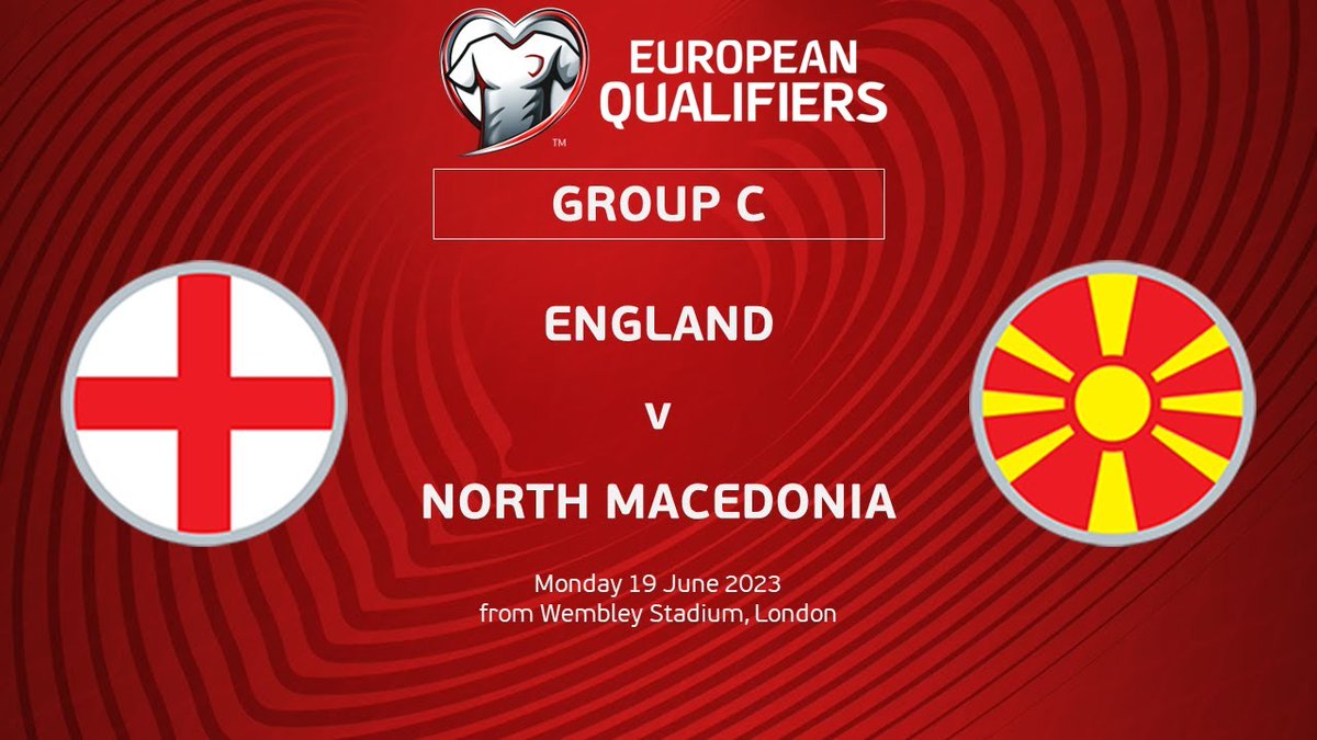 England vs North Macedonia