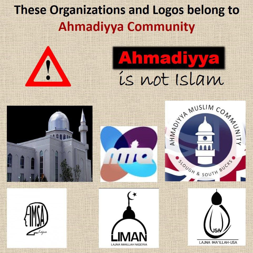 Ahmadiyya are not Muslims 
#ColdplaySingapore #UEFANationsLeague #UkraineWar #SearchTheTruth