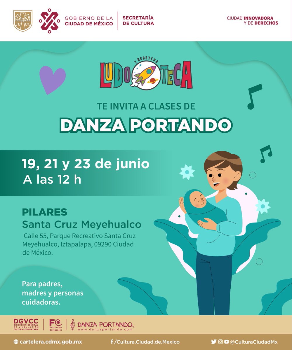 danzaportando's tweet photo. @Alc_Iztapalapa nos encanta ir gracias a todas as mamis por escribir y pedir esta actividad. Totalmente gratuitas.
#primerainfancia @RaicesSEDEREC @RadioEducacion  muchas madres podwn esta actividad @ClaraBrugadaM llevamos a #eutopias lindo día https://t.co/xYfu5dYar6
