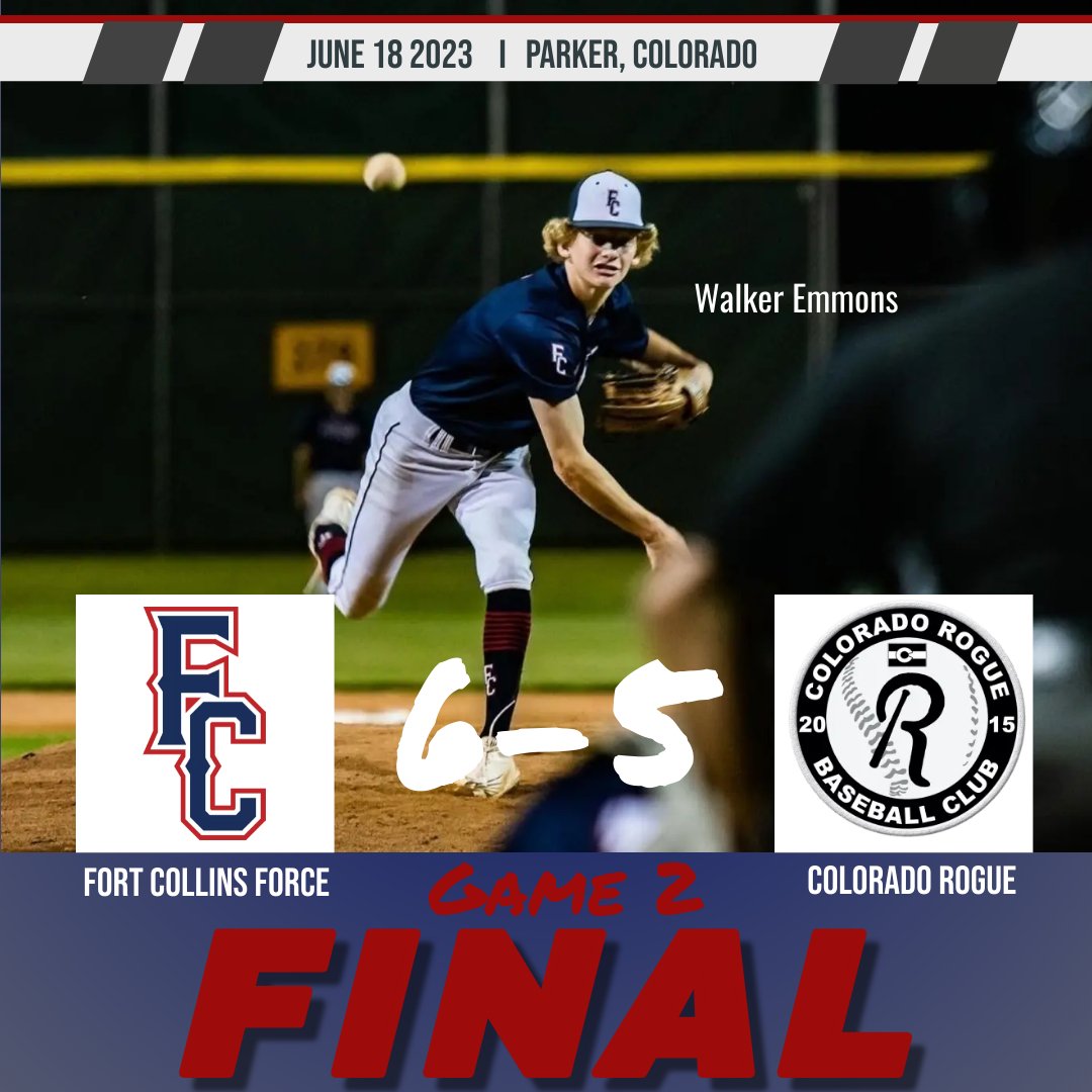forcecollegiate's tweet photo. Force Collegiate completes the sweep in game 2. 

@JTAnderson_ 2/3 2B RBI R
@Elaus_03 2/4 2B
@jacksonromero 1/2 2B SB
@adrianshort picks up the W
@EmmonsWalker with a key hold in the 6th 
@togher_will works out of a jam to get his 4th save of the summer. https://t.co/aTNF2VuRJb