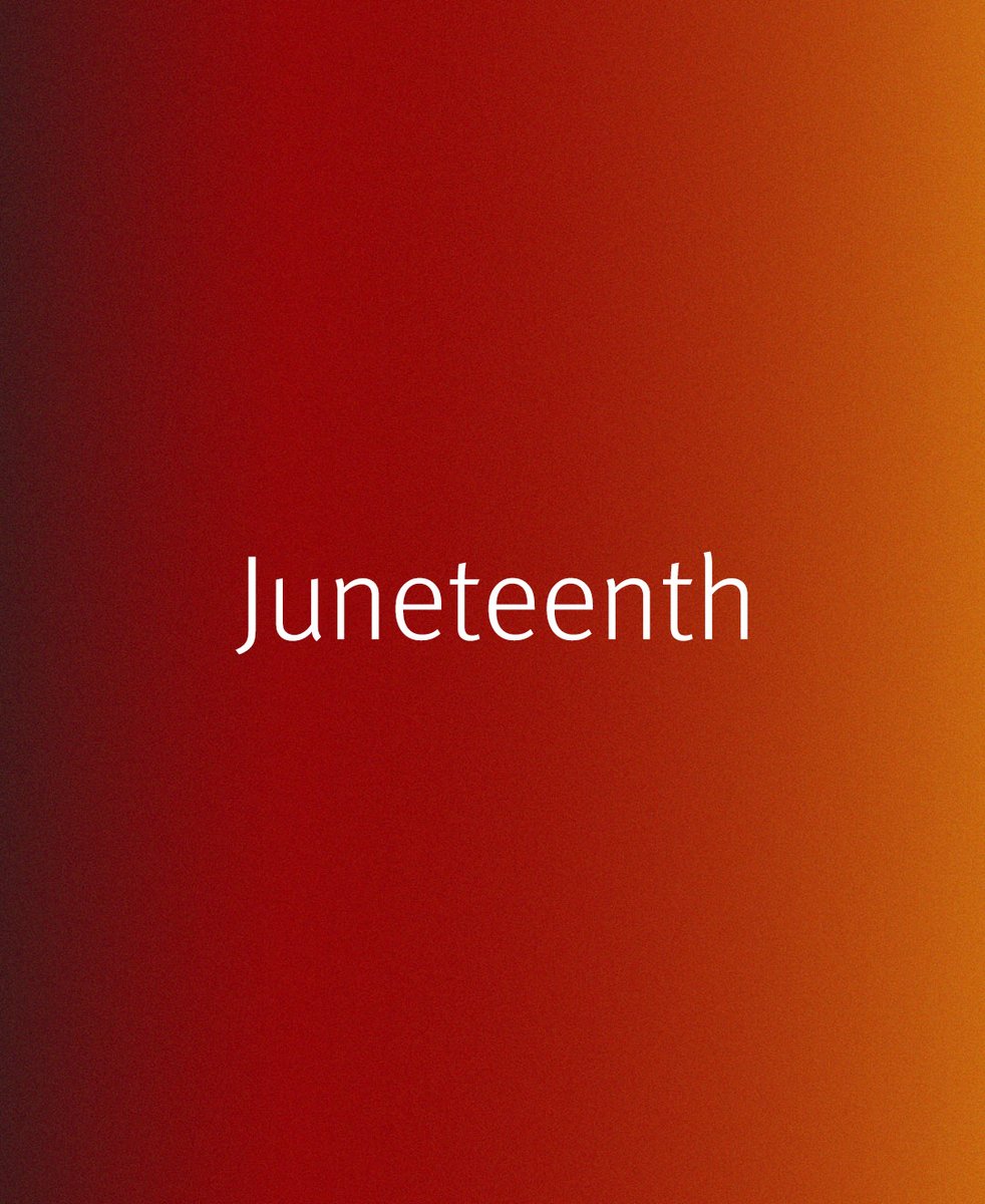 In honor and remembrance of Juneteenth, our U.S. offices and retail locations are closed so that our team may have the time and space to reflect on this day. #Juneteenth #Juneteenth2023