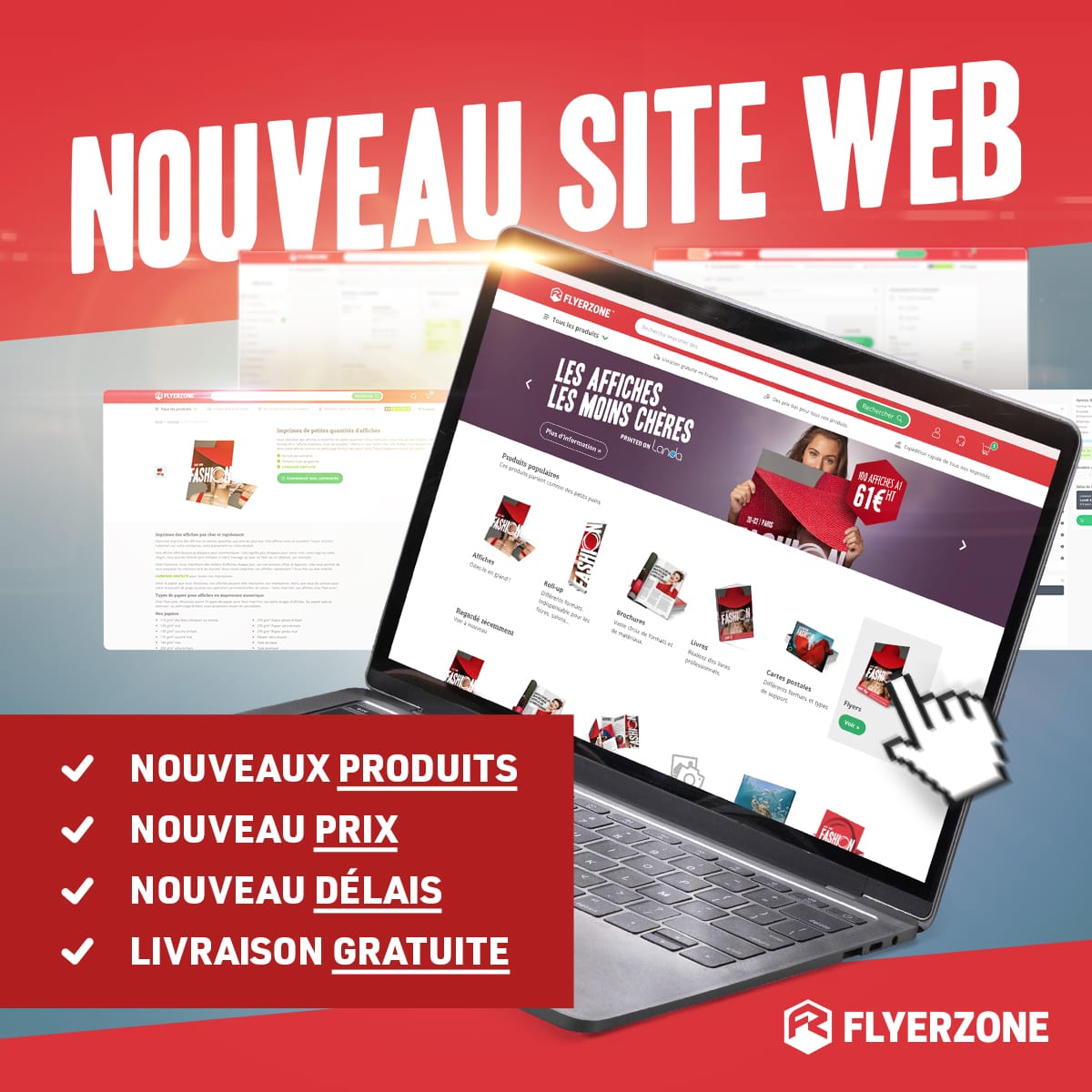 FlyerzoneFR's tweet image. 🎉 Nouveau site web !

Aujourd'hui est un grand jour et après des mois de travail acharné, nous sommes très heureux et fiers de vous présenter la toute dernière version du site web de Flyerzone. Découvrez notre nouveau site web: flyerzone.fr

#flyerzone #imprimerie