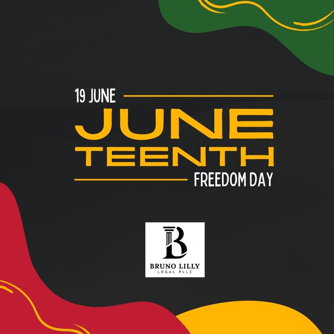 Happy Juneteenth from the BLL Team!
(720) 340-1373
.
.
.
.
.
.
#Juneteenth #FreedomDay #BrunoLillyLegal #BLL #COAttorney #DefenseAttorney #felony #misdemeanor #ContactUs #NOCONow #NOCOCounties #DV #DUI #DWAI #lawyer #attorney