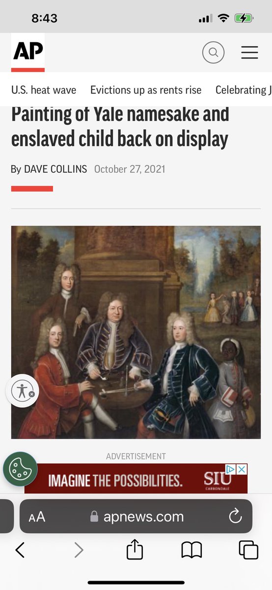 BuffaloHump56's tweet photo. @CNN While on your virtue-signaling tirade, please rename @Yale .  Elihu Yale is well known to have been a slave-trading profiteer. Why aren’t the socially virtuous at Yale and CNN as interested in renaming this bastion of liberalism? Oh yeah, two different scales for social justice. https://t.co/fkUJZpBjCF