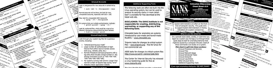 For all of you technical security geeks / nerds out there, did you know that SANS has over 50 free technical cheat-sheets you can use as a reference? No matter which tech, tool or OS you are using, we have you covered. sans.org/blog/the-ultim…