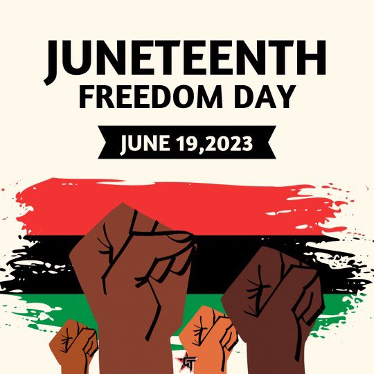 Juneteenth is a federal holiday in the United States commemorating the emancipation of enslaved African Americans. 

On this day in 1865 Major General Gordon Granger and Union Soliders arrived in Texas proclaiming freedom for all those enslaved in Texas.

Happy Freedom Day!