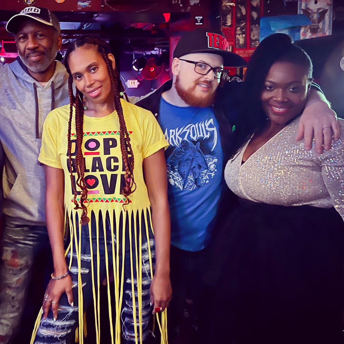 upstartersband's tweet photo. “Cheers to my crew” 🤘 #upstartersband #upstarters #afropunk #punkblack #punkrockers #rockclub #ska https://t.co/o8exGUm5bS