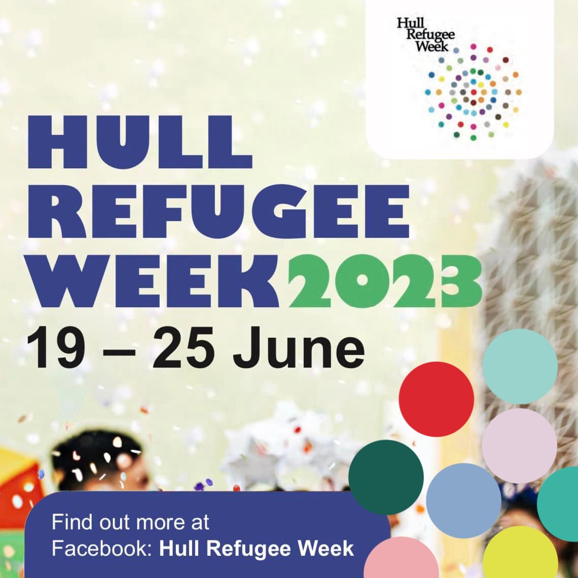 It’s National Refugee Week (19-25 June). You’re invited to get involved in a week-long programme of events in Hull, from exhibitions to community sharing events, conversation cafes and poetry readings. Find out more on Facebook @ hullrefugeeweek.